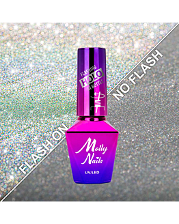 MollyNails Flashing Holo in Bottle Lakier Hybrydowy UV LED 8 g