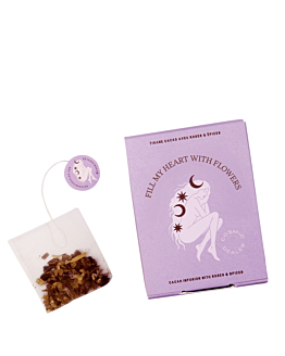 Cosmic Dealer BIO herbata Ceremonial Cacao & Double Rose -12 saszetek