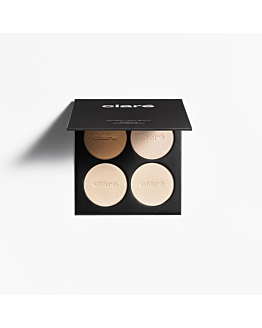 Clare Make-up Surgery paleta 4 jedwabistych pudrów rozświetlających 4x8g