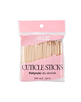 ALLELAC Patyczki Z Drzewa Pomarańczowego Do Manicure Skórek Paznokci 100szt 9,5 cm