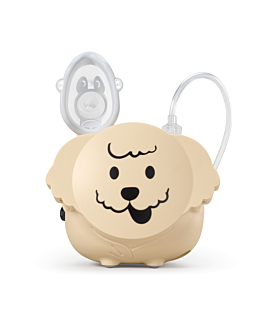 FLAEM PUPPY Inhalator dziecięcy w kształcie pieska, 2 maski, certyfikowany
