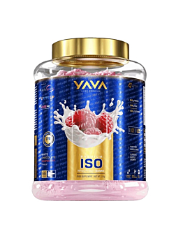 Yava Labs Premium Iso Izolat białka serwatkowego smak biała czekolada z malinami