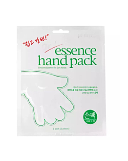 Petitfee Dry Essence Hand Pack, Rękawice w kształcie dłoni nasączone bogatą, suchą esencją, 2szt