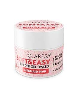 Claresa Soft&Easy Builder Gel żel budujący Mermaid Pink, 45g