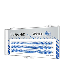 Clavier Vshape Colour Edition kępki rzęs Blue Mix