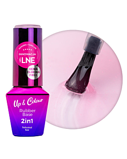 MollyLac Rubber Base 2w1 Up and Colour Tender Rose Nr 7 10 g