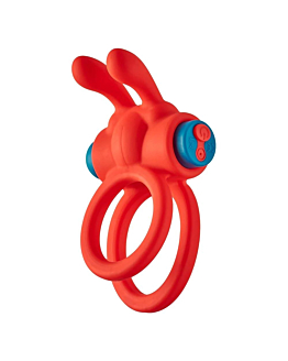 Dream Toys Love Signal Thrill Ring wibrujący pierścień na penisa Red