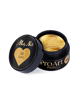 MollyNails ProArt Paste Pasta Do Zdobień Gold Nr 16 5 g