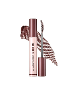 Cosnori Perfect Setting Mascara Waterproof Long & Curl, wydłużająco-pogrubiający wodooporny tusz do rzęs brązowy, 03 Rosy Brown, 7ml