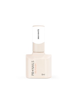 PB Nails Lakier hybrydowy Max White 8ml