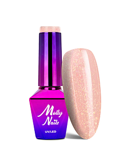 MollyNails Bling It On! Innocent Lakier Hybrydowy UV LED Nr 501 8 g