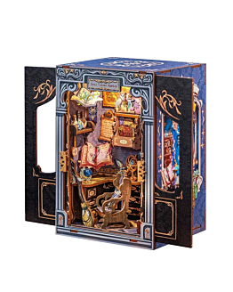 Habarri Miniaturowy domek mini Book Nook - Podróż w czasie