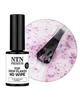 NTN Premium Top Hybrydowy Drop Flakes Party No Wipe Bez Przemywania Z Płatkami 7g