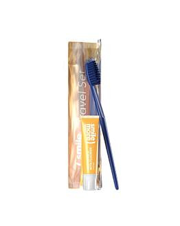 HiSkin Smile zestaw pasta do zębów, 30ml + szczoteczka do zębów Yellow