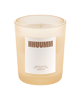 HHUUMM Świeca sojowa Figa - Sosna - Cedr - Bursztyn, 70 g