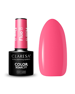 Claresa Soak Off UV/LED Fluo lakier hybrydowy 8, 5g