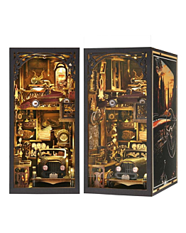 Habarri Miniaturowy domek Book Nook - Vintage Car