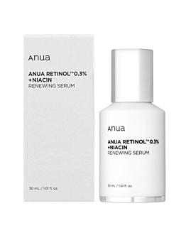 Anua Retinol 0.3% + Niacin Renweing Serum, serum przeciwstarzeniowe, 30 ml