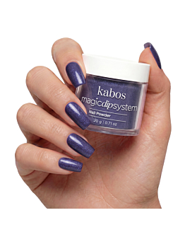 Kabos Magic Dip System Proszek do manicure tytanowego, 029 Twinkle Purple 20 g