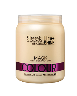 Stapiz Sleek Line Colour Mask maska z jedwabiem do włosów farbowanych, 1000ml