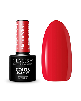 Claresa Color Soak Off UV/LED Make a Wish lakier hybrydowy 2, 5g