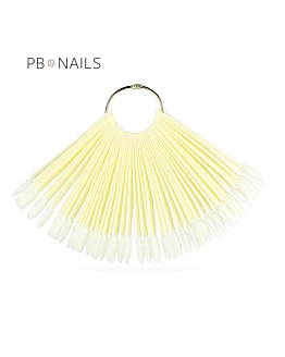 PB Nails Wzorniki do paznokci Wachlarz naturalny migdał