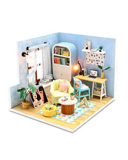Habarri Miniaturowy domek - Błękitne retro