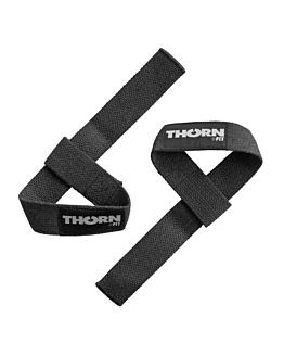 THORN FIT Paski do podnoszenia ciężarów Lifting straps cotton black