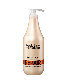 Stapiz Sleek Line Repair Shampoo szampon z jedwabiem do włosów zniszczonych, 1000ml