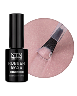 NTN Premium Limited Edition Baza Kauczukowa Rubber Base Do Paznokci Soft Sparkle 7g
