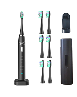 Medi Sleep szczoteczka soniczna do zębów + etui + uchwyt + 6 końcówek 37 tys drgań