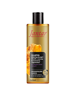 Farmona Jantar szampon rewitalizujący kolor z esencją bursztynową i pigmentem do włosów blond i siwych, 300ml