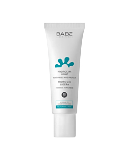 Babe Laboratorios Hydro 24h Lekki krem do twarzy nawilżająco-ochronny, SPF 20