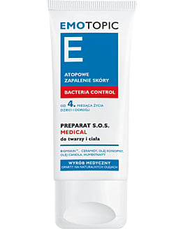 Emotopic Bacteria Control Medical Preparat SOS do twarzy i ciała