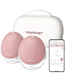 Momcozy M9 Laktator podwójny czerwony 150ml