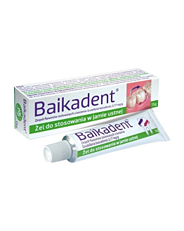 Baikadent 5,77 mg/g żel do stosowania w jamie ustnej
