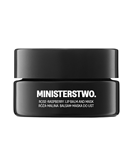 MINISTERSTWO. Balsamo-maschera per labbra, Rosa-Lampone