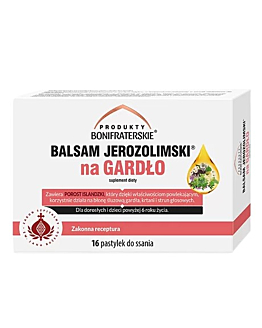 Balsam Jerozolimski Na Gardło, Pastylki do ssania