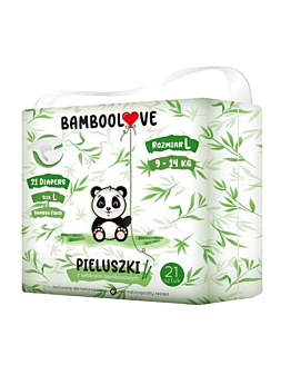 Bamboolove Pieluszki Jednorazowe Rozm. L