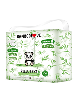 Bamboolove Pieluszki Jednorazowe Rozm.M