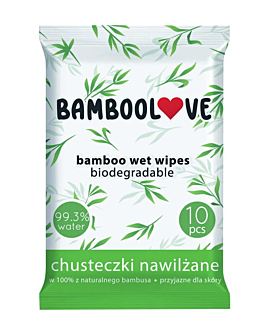 Bamboolove Pocket Wipes Bambusowe Chusteczki nawilżane