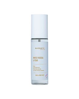 Baobath Spray per corpo e capelli, Fresia Bianca e Pera