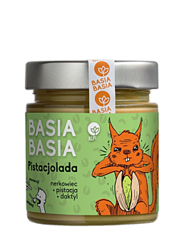 Basia Basia Pistacjolada Krem Na Bazie Nerkowców z Pistacjami i Daktylami w Proszku
