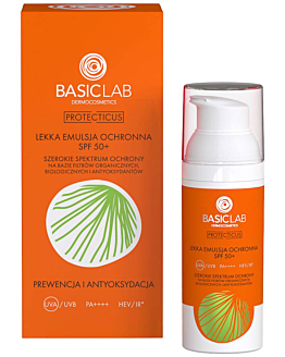 BasicLab Protecticus Lekka emulsja ochronna SPF50+