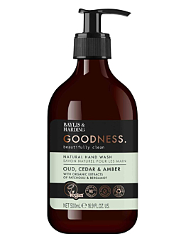 Baylis & Harding Mydło w płynie Goodness Oud, Cedar & Amber