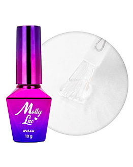 MollyLac Mirror Top Nabłyszczający Do Wcierania Pyłków No Wipe Clear 10 g