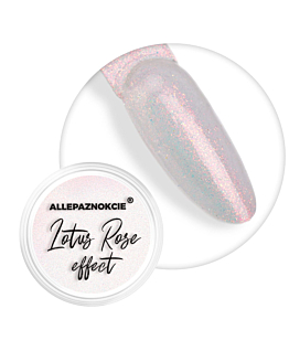 Allepaznokcie Lotus Rose Effect Pyłek Do Paznokci 0,3 g
