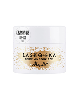 MollyLac Laskovska Porcelain Sparkle Gel Żel Budujący Do Paznokci Light Nude 50 g