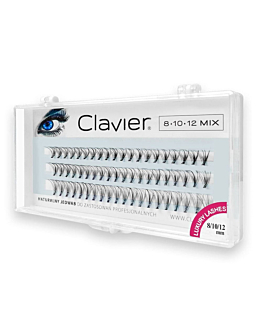 Clavier Classic kępki rzęs Mix 8/10/12mm