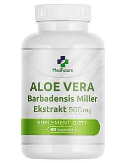 MedFuture Aloe Vera ekstrakt 500mg 60 kapsułek